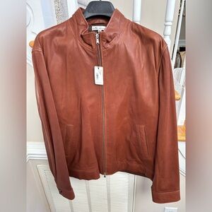 Men’s Peter Millar Leather Jacket